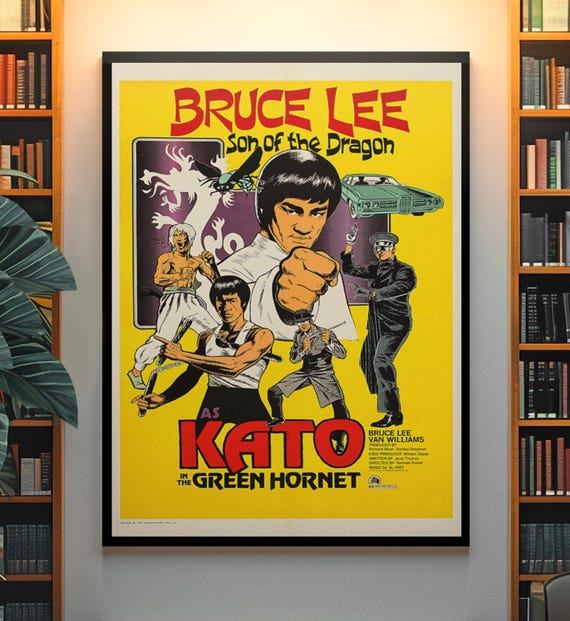 2x Retro 70s Martial Arts Poster – Classic Kung Fu Movie Print