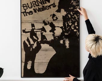 Reggae Poster Print – 1970s Jamaican Rasta Concert Festival Vintage Music Art