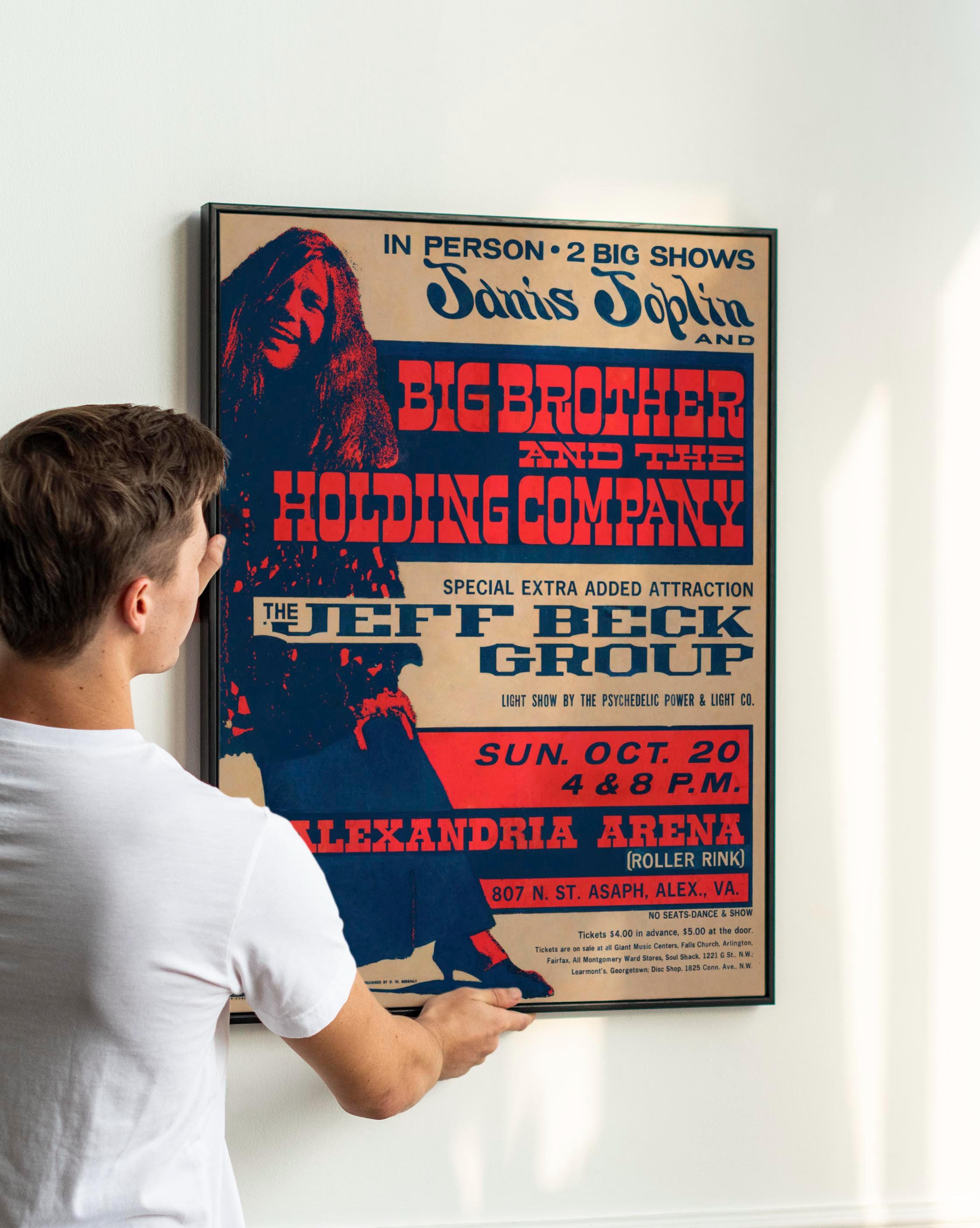 1960年代のヴィンテージレトロコンサートポスター4枚 - レトロな60年代