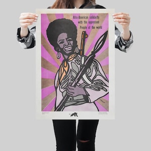 60s Revolutionary Black Panther Poster 1960s Civil Rights Poster – Black Panther Art Protest Print PRINTABLE DOWNLOAD