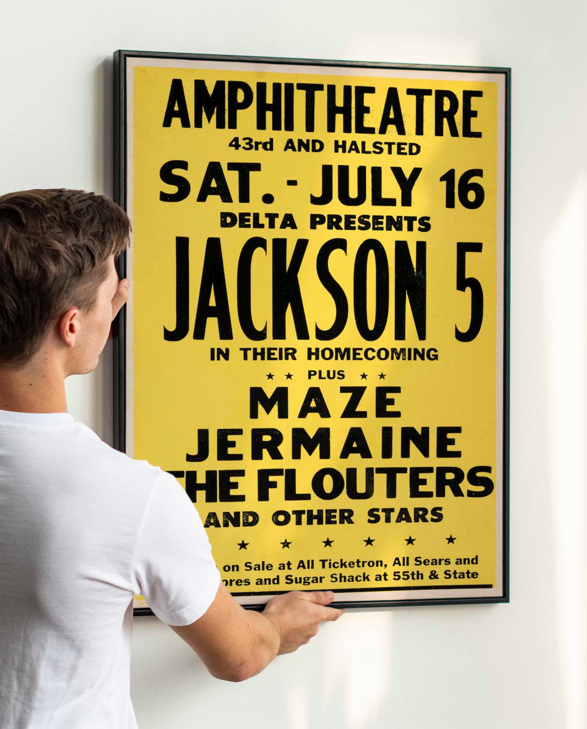 4 Vintage Funk Music Poster – 70s and 80s Soul, Disco PRINTABLE