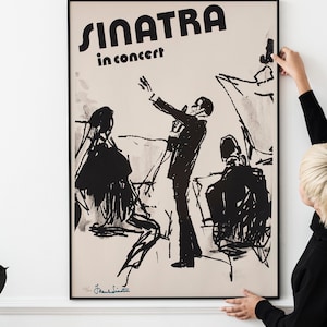 4x Iconic Jazz Posters Memorabilia – Vintage Big Band Poster, Retro Swing Music Wall Art, Classic Crooner Decor PRINTABLE DOWNLOAD