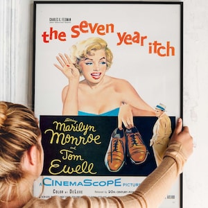 Vier klassische 50er Jahre Filmposter zum Ausdrucken