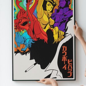 Retro Anime Poster – Classic Manga Art Print, Vintage Japanese ...