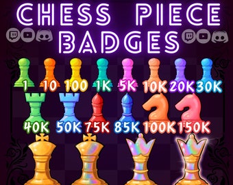 Insignias de bits de ajedrez para Twitch