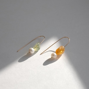 Freshwater Pearl Gemstone Earrings, 14K Gold Filled Wire
