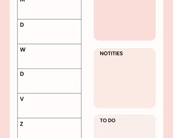 Planning hebdomadaire