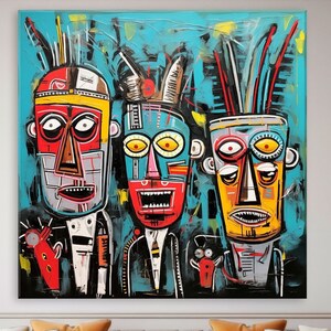 Gerahmter Leinwanddruck Modernes Gesicht Kunst, Abstraktes Gesicht Kunst Leinwanddruck Moderne Wanddekoration, Gerahmter Leinwanddruck Abstrakte Kunst Gesicht Wanddekoration.