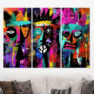 Colorful Modern Abstract Art Wall Decor, Modern Abstract Colorful Framed Canvas Print, Abstract Art Colorful Canvas Print Modern Wall Decor.