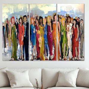 Colorful Abstract Art Canvas Print Wall Decor, Modern Abstract Art Canvas Print Living Room Wall Decor, Extra Large Canvas Print Wall Decor.