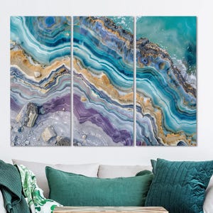 Colorful Modern Abstract Art Canvas Home Decor, Colorful Abstract Art Canvas Print Wall Decor, Abstract Art Extra Large Framed Canvas.