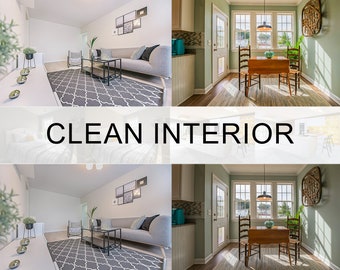 50 + Lightroom Presets indoor real estate, Interior Light Presets, Real Estate Presets, White Indoor Filter, Hdr presets, clean presets