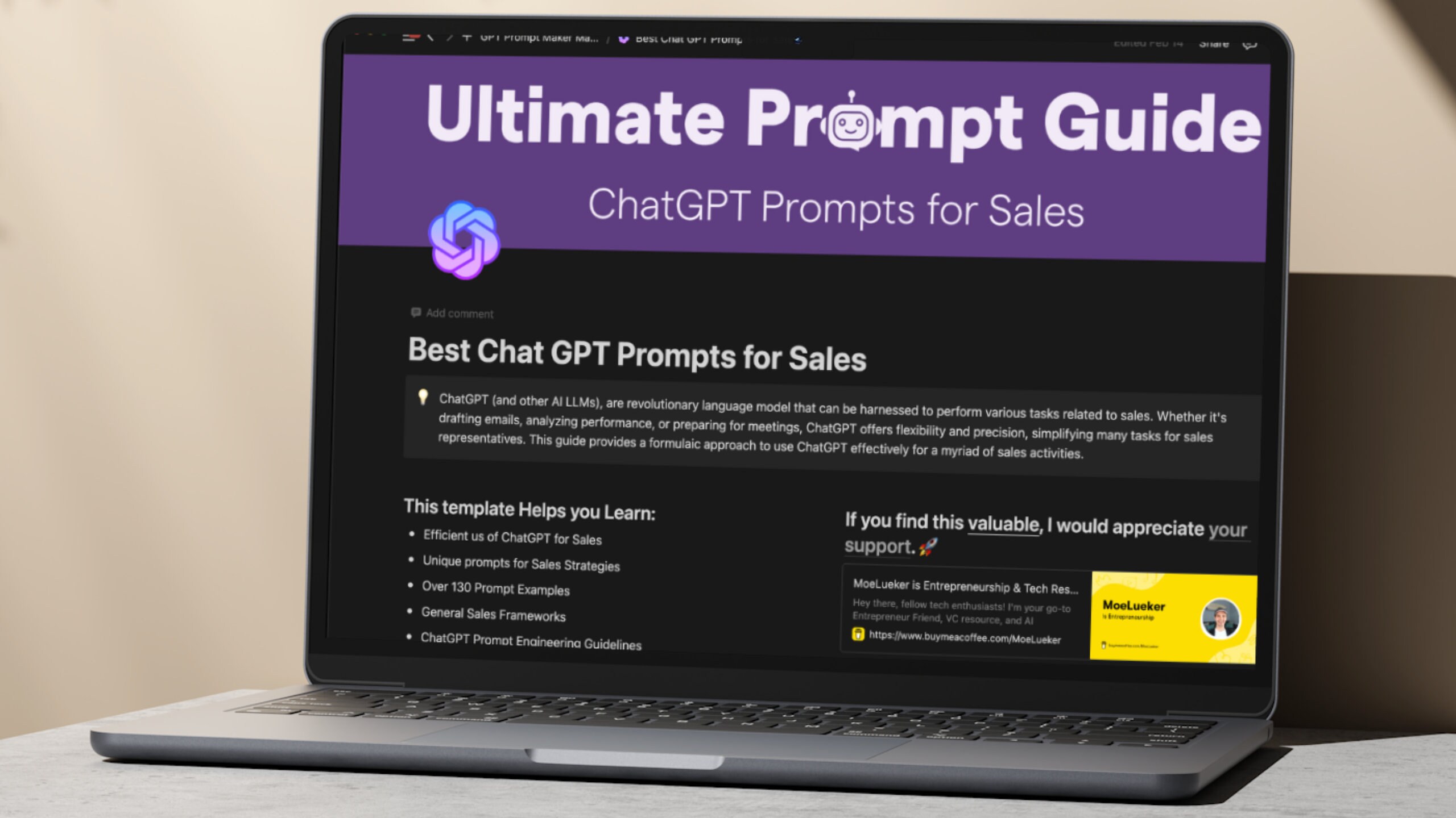Chatgpt Prompts For Sales Ai Prompts Notion Template Boost Productivity Chatgpt Prompts For Sales Ai Prompts Notion Template Boost Productivity