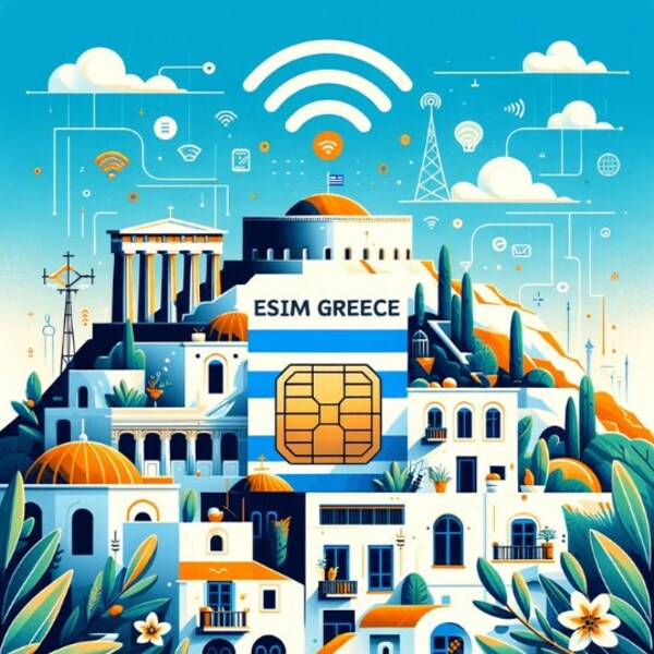 eSIM Greece Unlimited Data for 15 Days | Instant eSIM Access