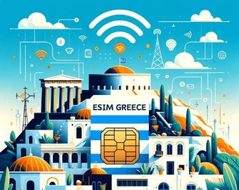 eSIM Greece Unlimited Data for 15 Days | Instant eSIM Access