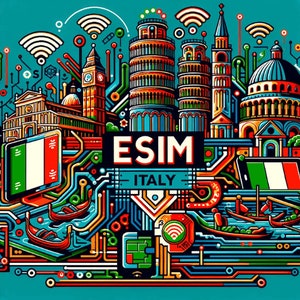 eSIM Italy Unlimited Data for 15 Days | Instant eSIM Access