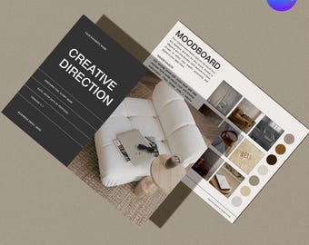 Creative Direction Template for Designers | Template for Designers Canva | Creative Direction | Canva Template for Designers