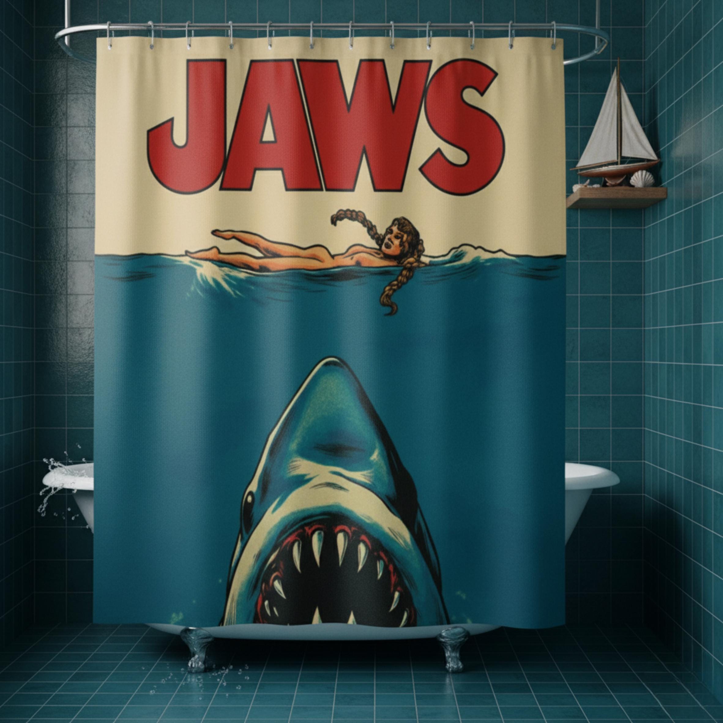 Jaws theme bathroom decor - Etsy België, image size:2363x2363