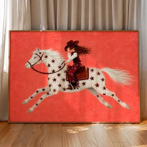 Horse Star Print - Etsy