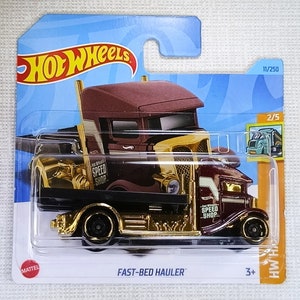 Hot Wheels Fast-bed hauler modelo colecionável item de presente de carro em miniatura para colecionadores de carros