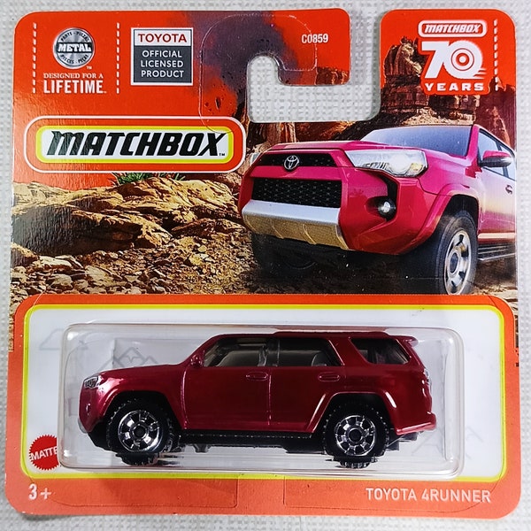 Matchbox Toyota 4Runner collectible model miniature car gift item for car collectors