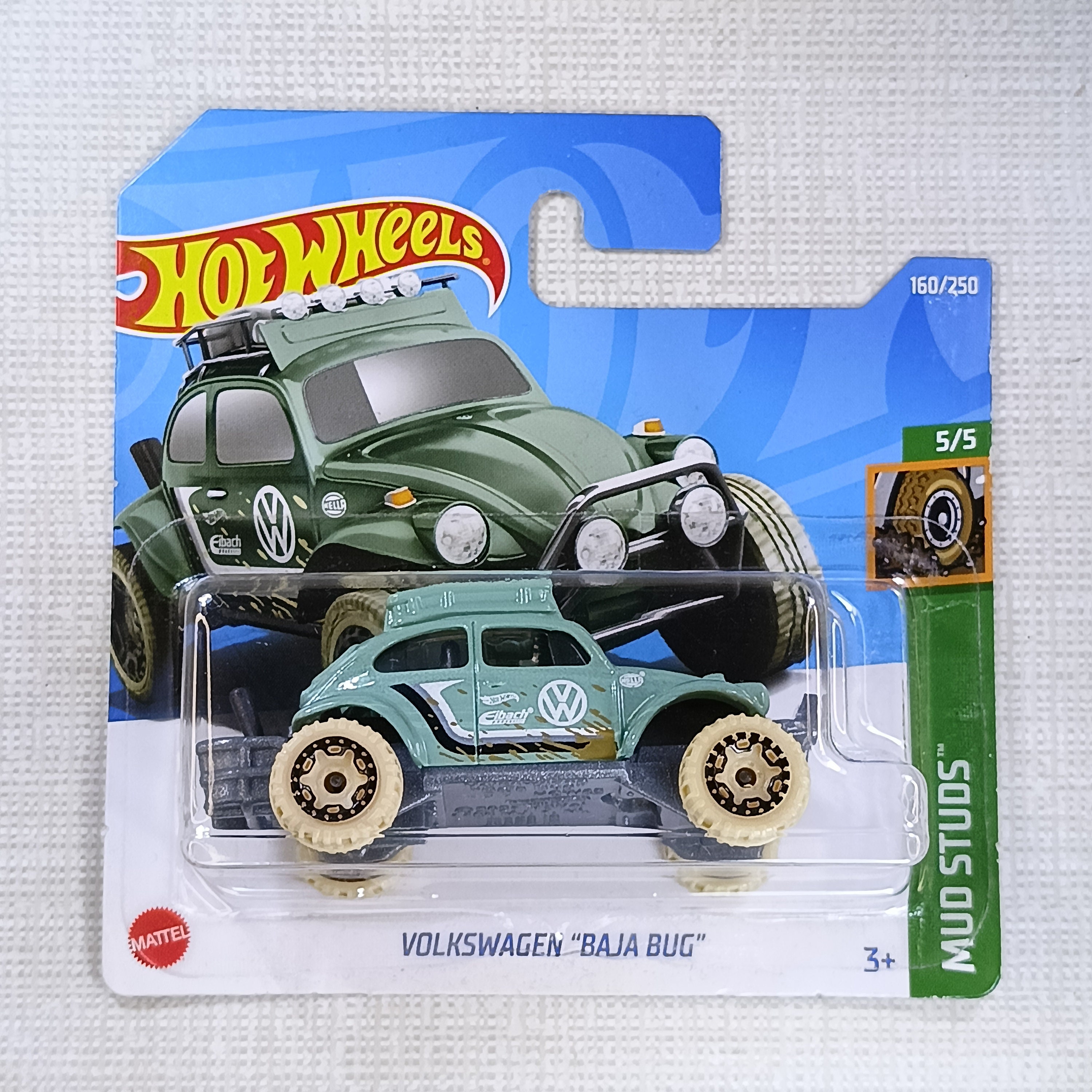 Hot Wheels Volkswagen Baja Bug Teal Collectible Model Car