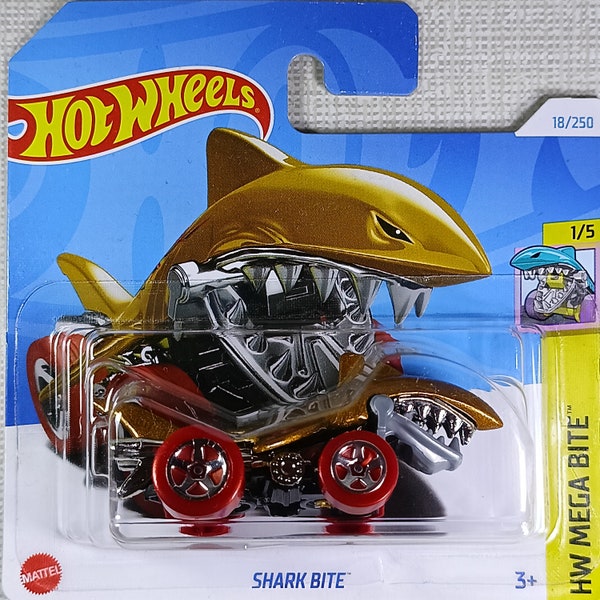 Hot Wheels Shark Bite Let's Race Sammlermodellauto-Miniaturgeschenkartikel für Autosammler