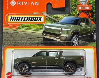 Rivian R1T Matchbox modèle de voiture de collection article cadeau miniature pour les collectionneurs de voitures