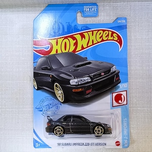 Hot wheels 98 Subaru Impreza 22b-Sti version collectible model car miniature gift item for car collectors
