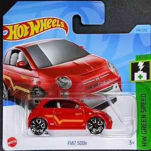 Hot Wheels Fiat 500 Sammlermodell, Miniaturauto, Geschenkartikel für Autosammler