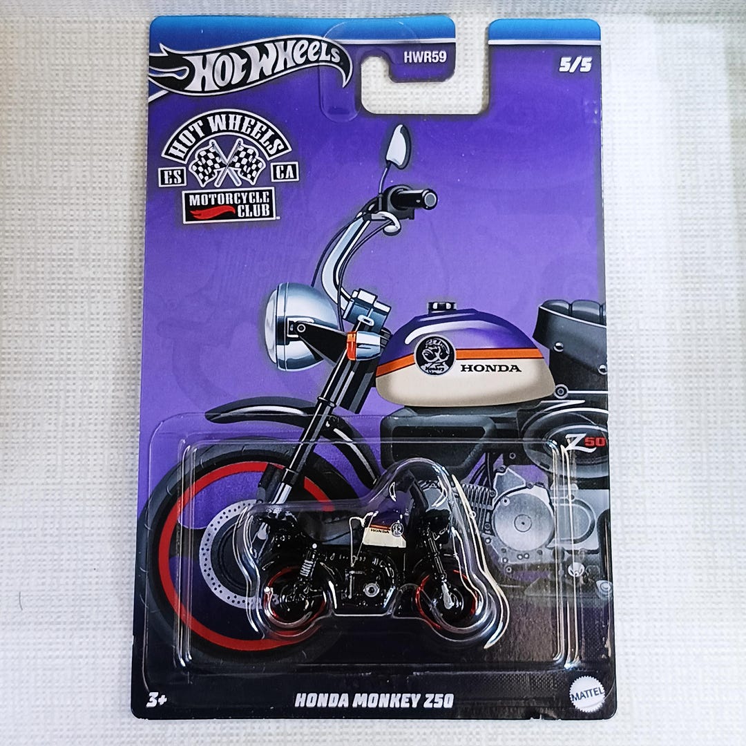 超可爱 Wheels Hot Motorcycle Collectible Z50 Monkey Honda Club ミニカー