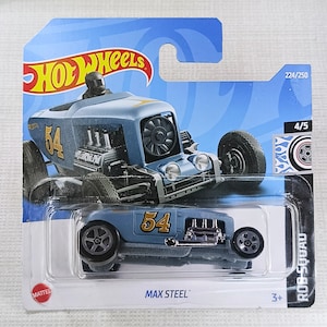 ホットウィール マックス スチール ライトブルー コレクターモデルカー ミニチュア ギフト アイテム 車コレクター向け