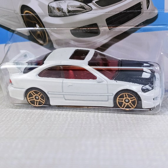 Hot Wheels Honda Civic Si Black and White Collectible Model