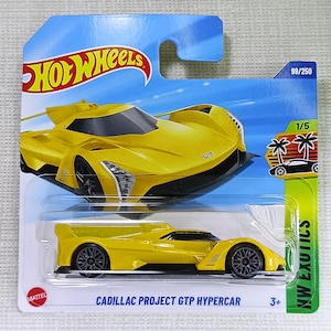 Hot wheels cadillac project gtp hypercar collectible model miniature car gift item for car collectors