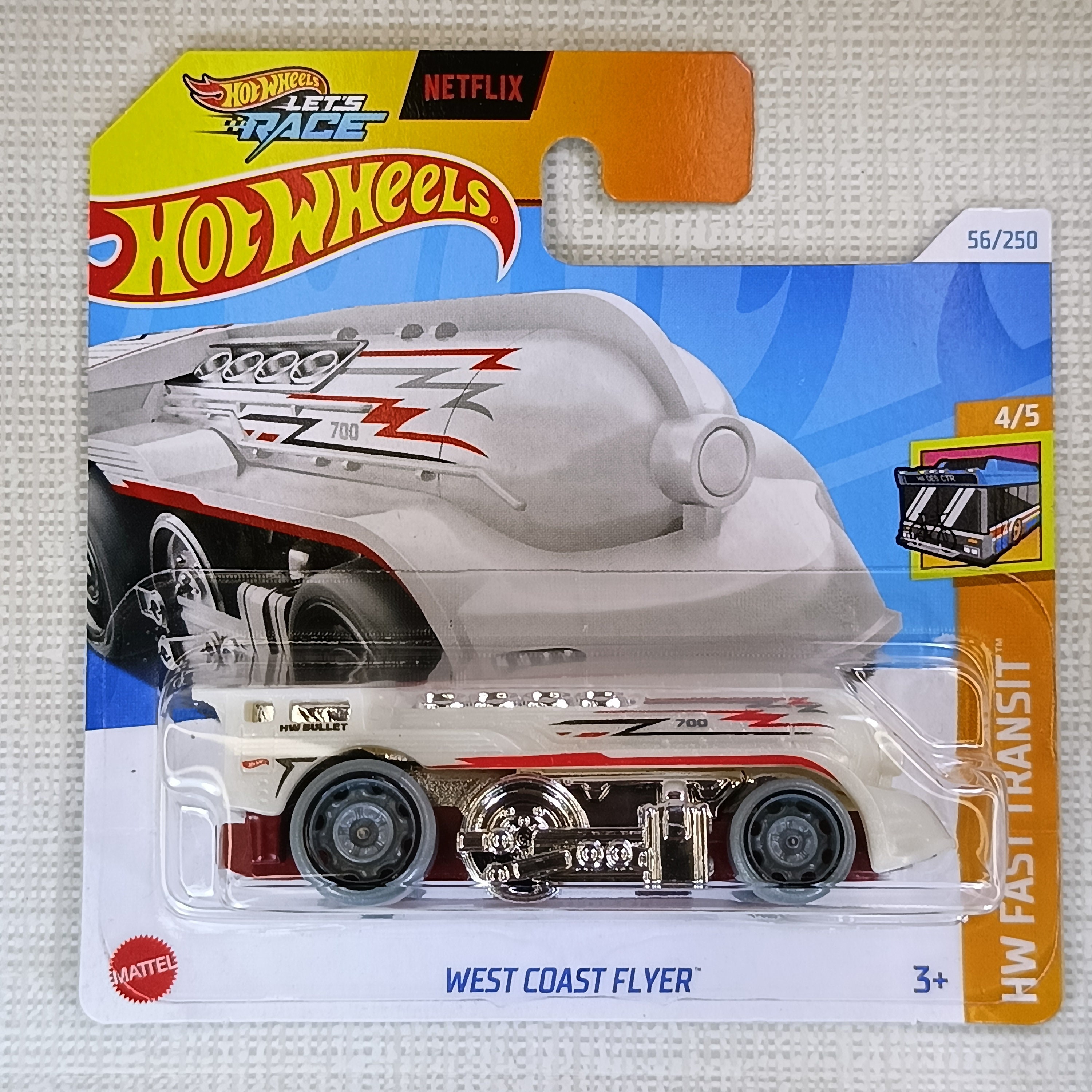 Hot Wheels West Coast Flyer Let's Race Collectible Model Car