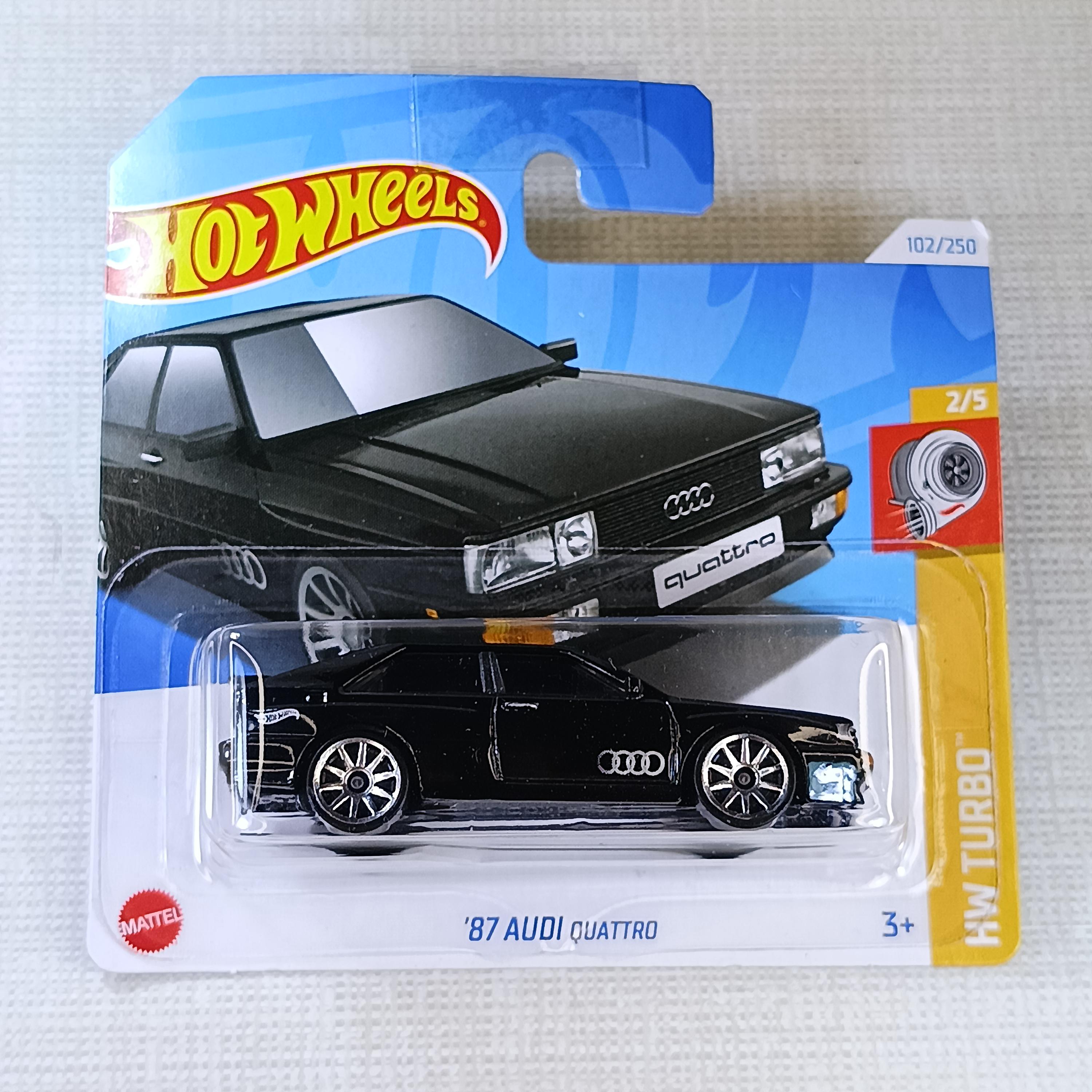 '87 AUDI Quattro ミニカー Amazon.com: Hot Wheels '87 Audi Quattro, HW Turbo 2/5 [red