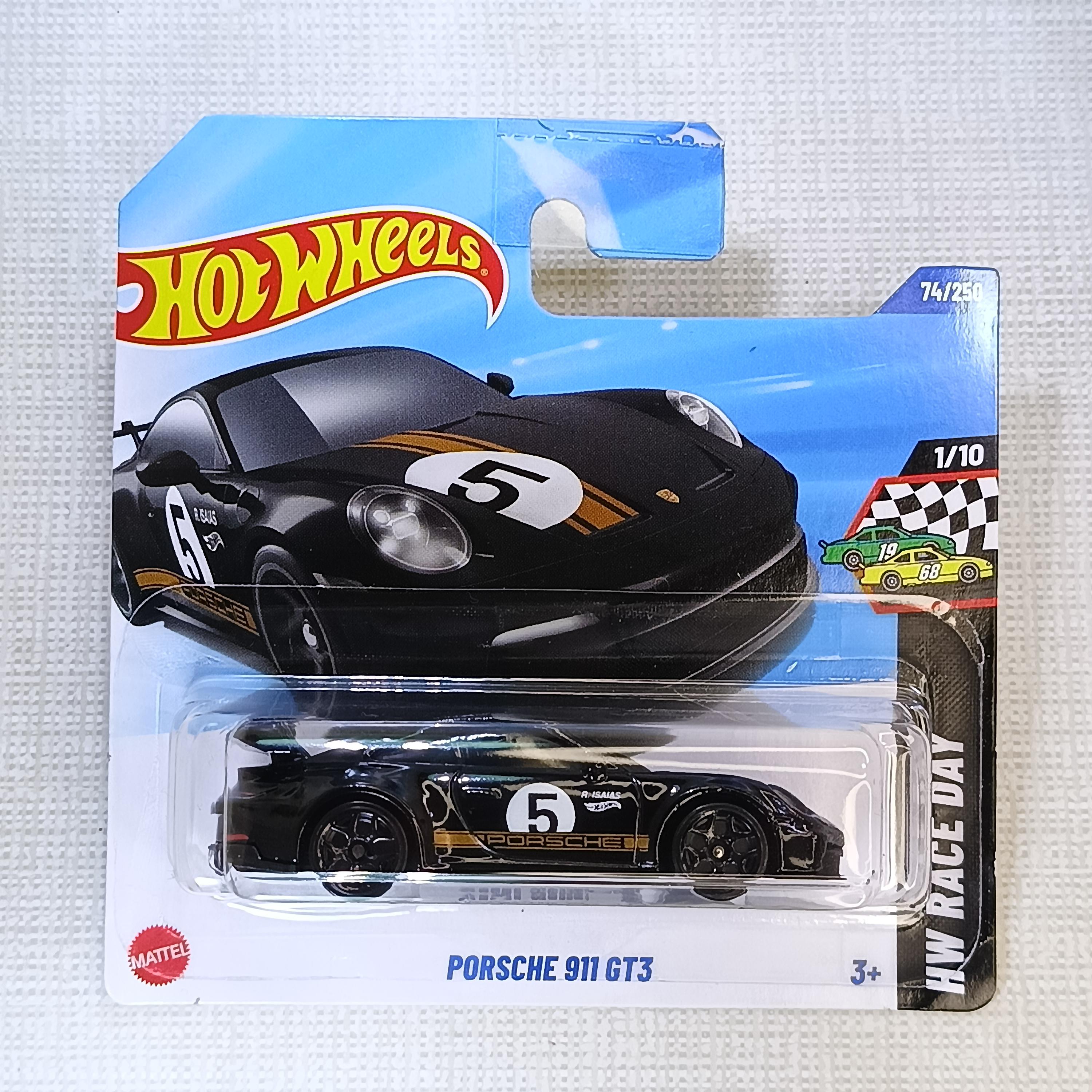 Hot wheels porsche 911 GT3 collectible model car miniature gift item for car collectors
