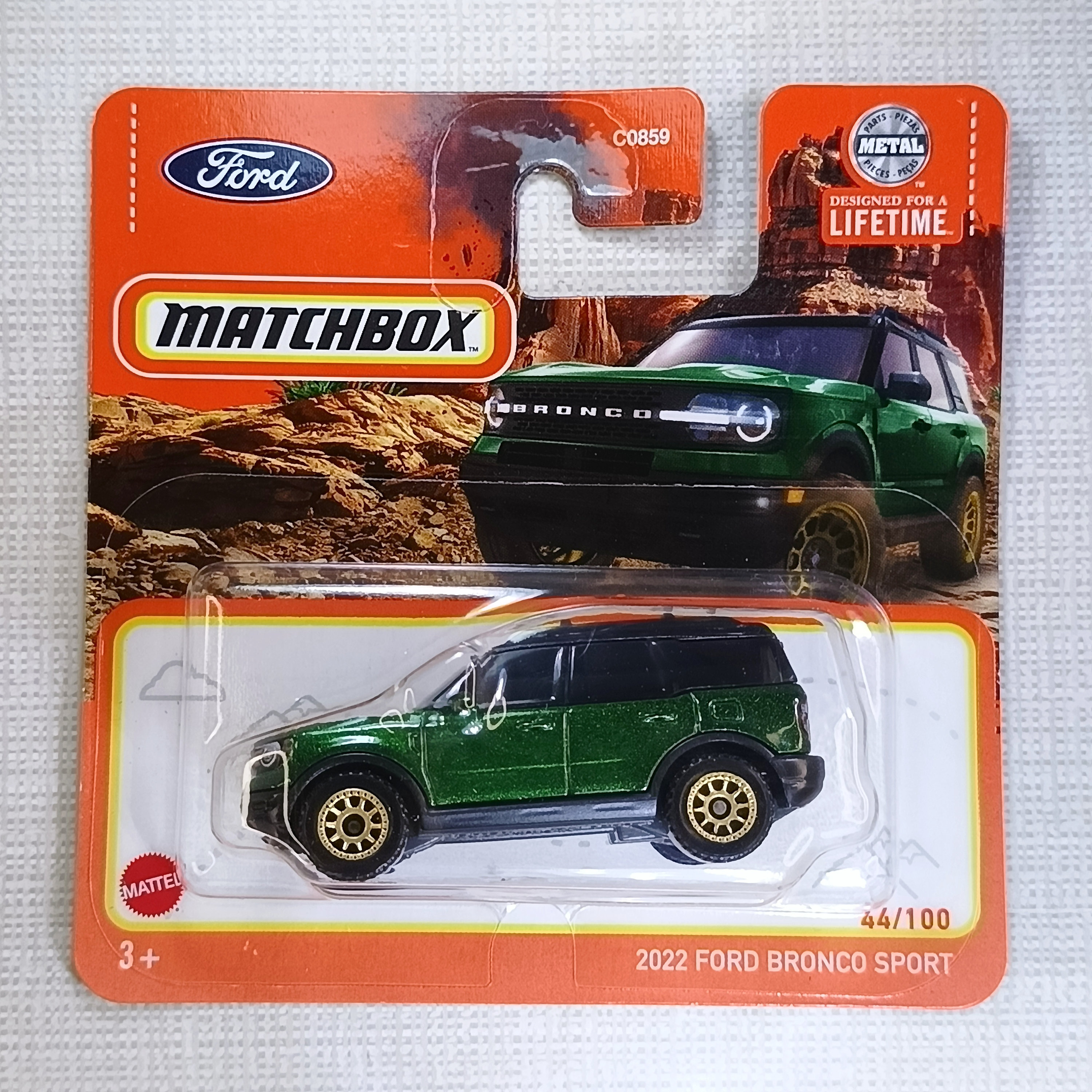 Purple Velvet Fashion Blazer Matchbox 2022 Ford Bronco Sport