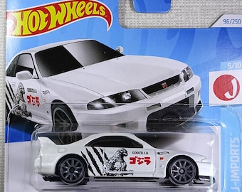 Hot Wheels ゴジラGTR (BNR32)10台セット Hot Wheels Nissan Skyline GT-R (BNR32) Godzilla – Premium