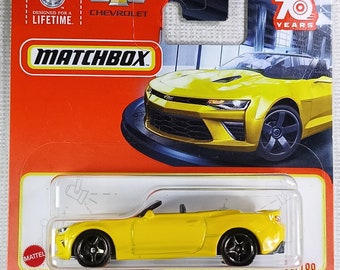 Matchbox 2016 Chevy Camaro Convertible modèle de voiture de collection article cadeau miniature pour les collectionneurs de voitures