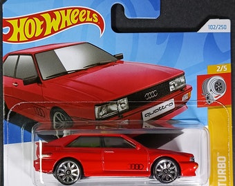 87 Audi Quattro Hot Wheels moulé sous pression modèle de voiture réplique voiture idée cadeau cadeau pour petit ami cadeau d'anniversaire article de collection