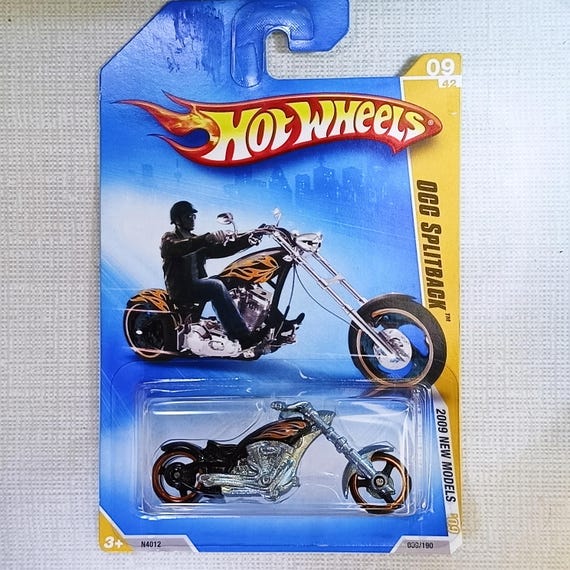Hot Wheels Occ Splitback Motorbike Collectible Model Car Miniature