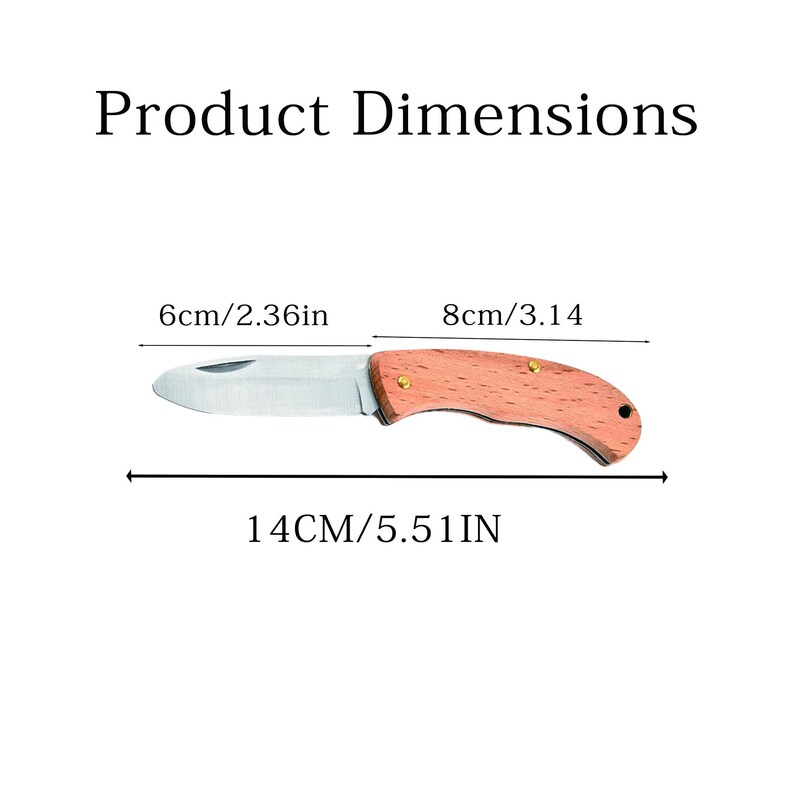 Custom Carving Sleeve Knife Set Boyfriend, Personalized Hunting and