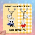 Hollow Knight Game Keychain Gift Best Friends Keychains Hollow Knight Hornet Funny Keychains Matching Keychains Keyfob Couple Keychain Set product logo
