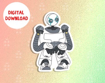 Wild Robot Cute Png Files For Sublimation Robot Movie Funny Png Clipart Png Sublimation Designs