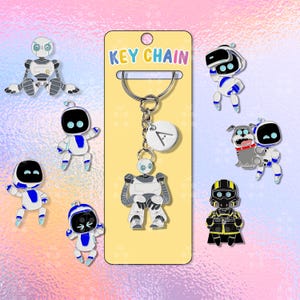 Wilder lustiger Roboter-Schlüsselbund Geschenk Beste Freunde Schlüsselanhänger Roboter-Film Niedlicher Schlüsselbund Passender Schlüsselanhänger Rucksack-Schlüsselbund Paar-Schlüsselbund-Set