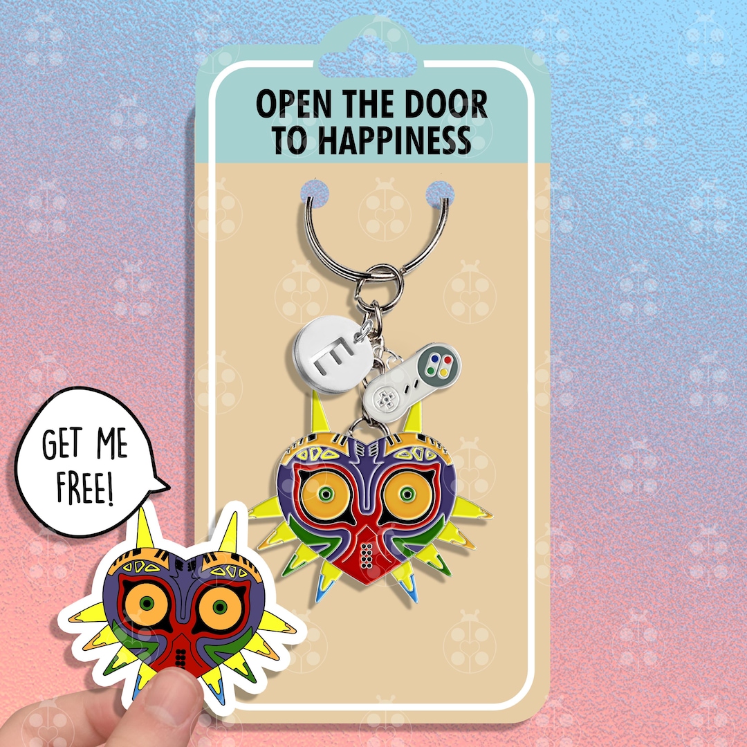Majora's Mask Cute Keychain Gift Best Friends Keychains Zelda Kawaii ...