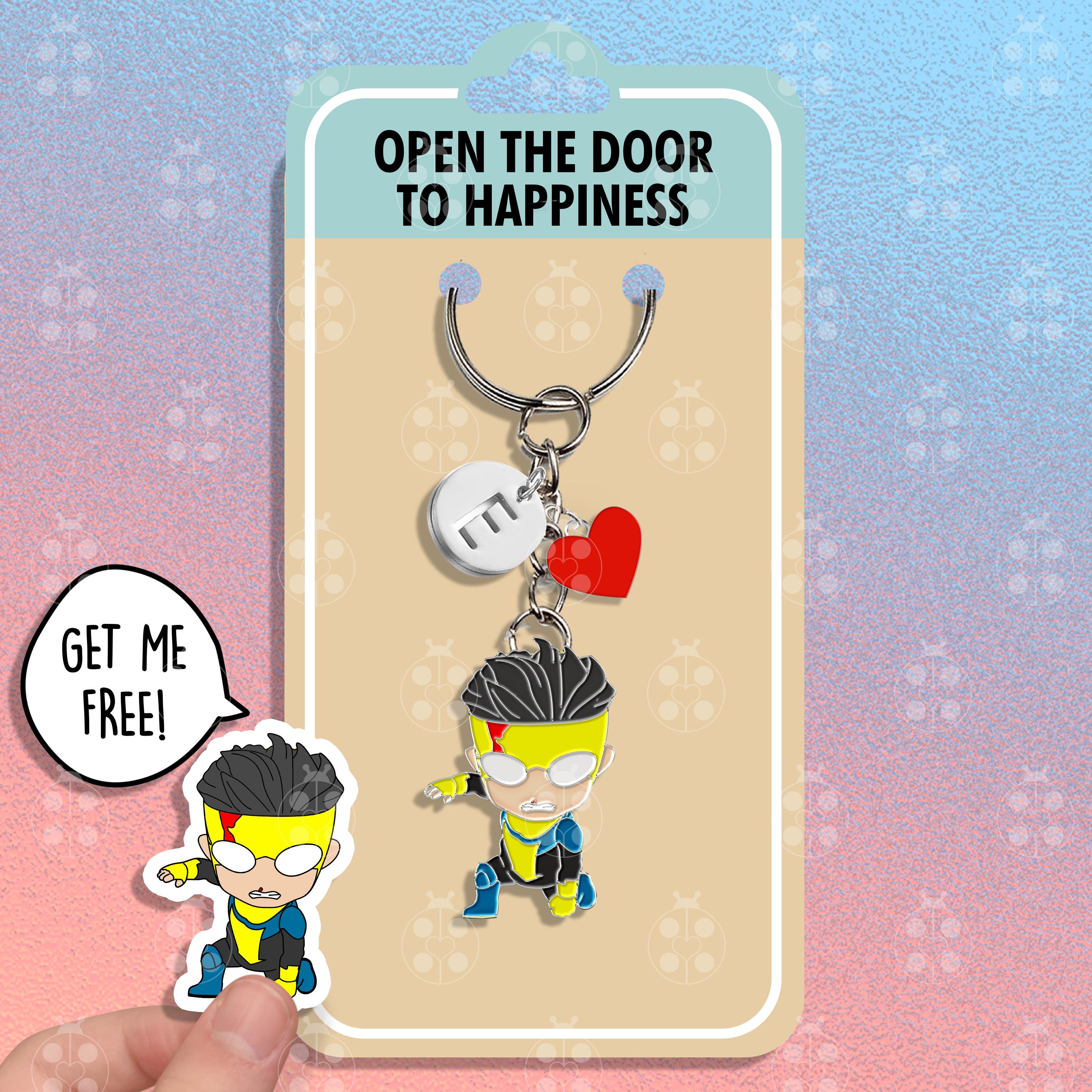 Invincible Funny Keychain Gift Best Friends Keychains Superheroes