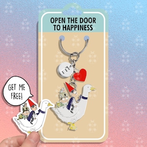 Más allá del muro del jardín, bonito llavero, regalo, llaveros para mejores amigos, llaveros OTGW Kawaii, llaveros a juego, llavero para amantes, juego de llaveros para parejas