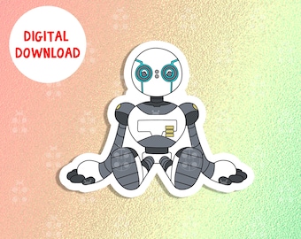 Wild Robot Anime Png Files For Sublimation Robot Movie Kawaii Png Clipart Png Sublimation Designs